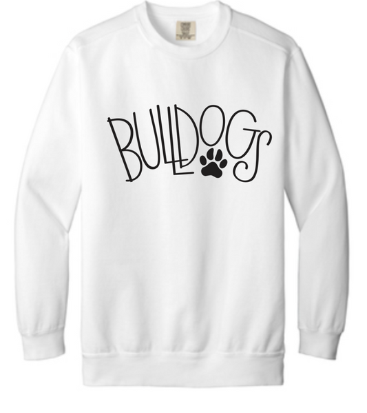 "Bulldogs" Comfort Color Crewneck